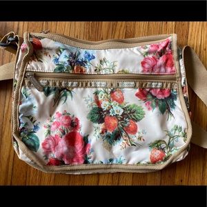 LeSportsac Crossbody, retro floral print